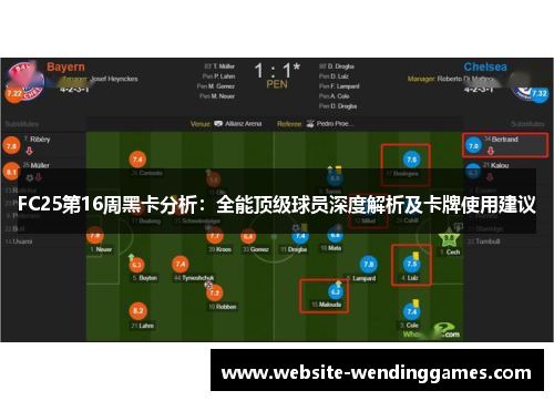 FC25第16周黑卡分析:全能顶级球员深度解析及卡牌使用建议 FC25第16周黑卡分析:全能顶级球员深度解析及卡牌使用建议